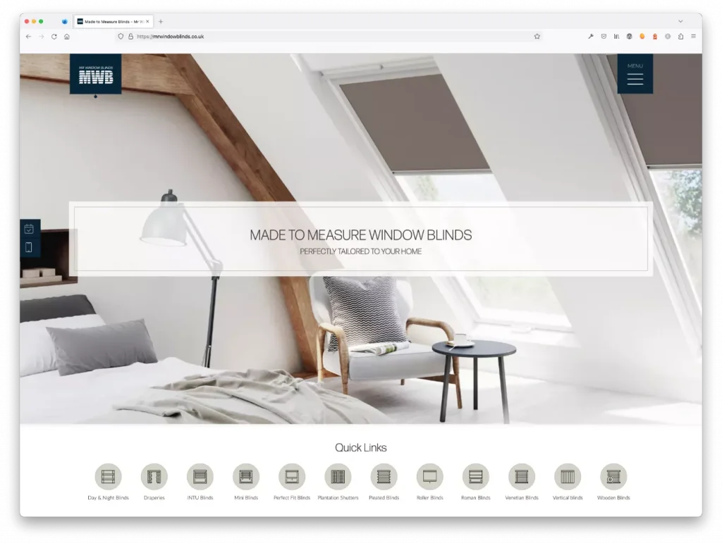 mr window blinds website