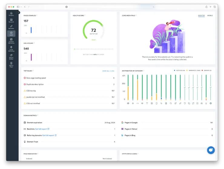 SEO Website Health Report