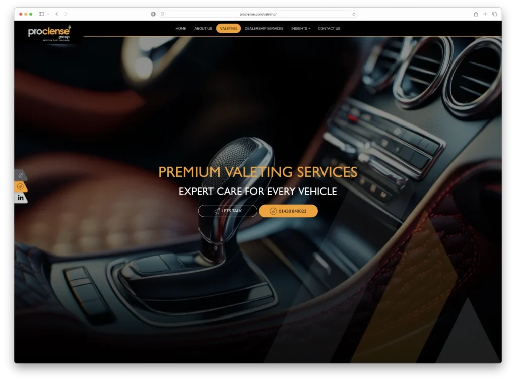 proclense website