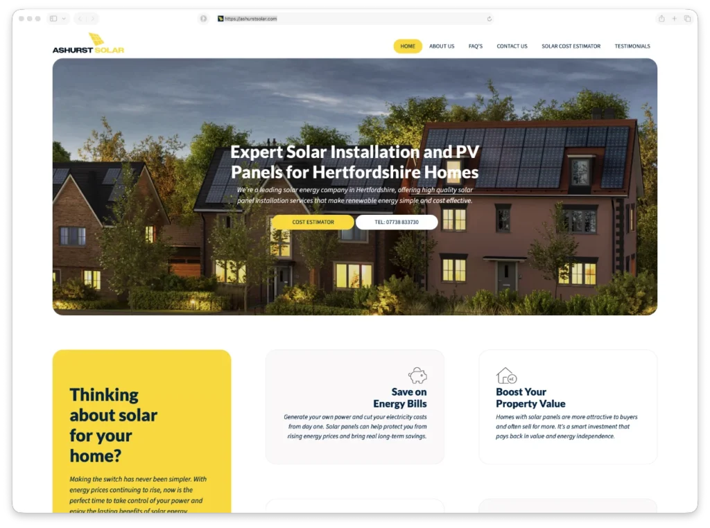 ashurst solar website image